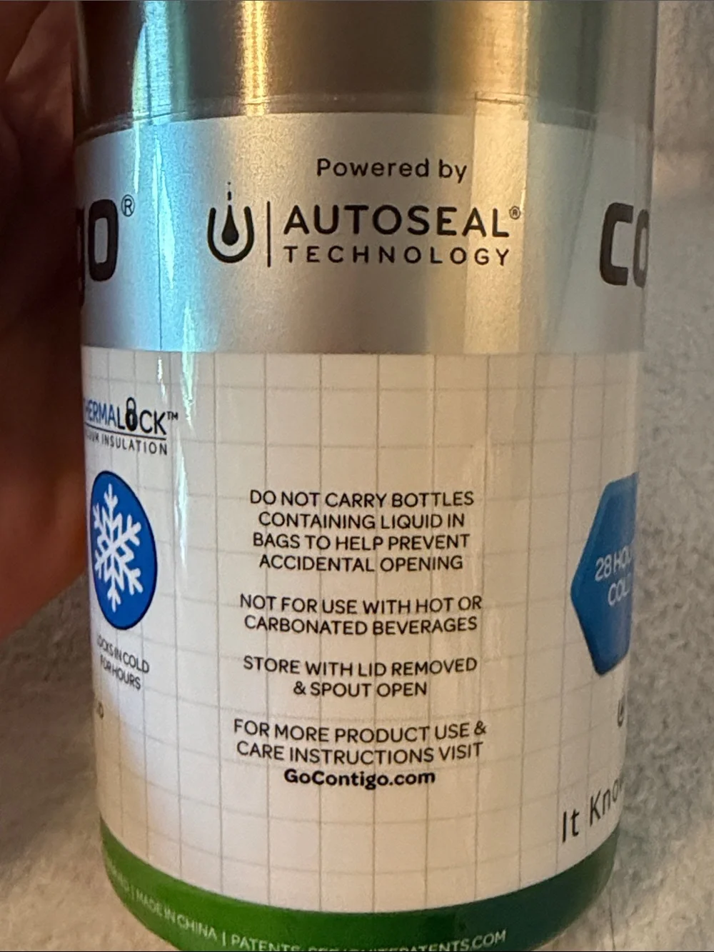 NWOT Contigo 24 oz. Water Bottle